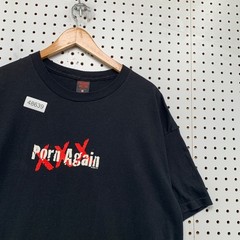 Vintage Fashion Victim Porn Again T Shirt Mens XL Black 90s XXX Graphic Tee