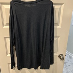 NEW Athletic Works Navy Active Long Sleeve Tri-Blend DriWorks T-Shirt Sz 3XL (L8