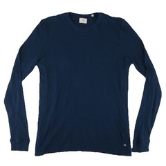 Adriano Goldschmied AG Waffle Knit Thermal Long Sleeve Shirt Men’s Medium Blue