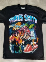 Travis Scott Mens Large Astroworld Tour The Roxx Bootleg 100% Cotton T-Shirt