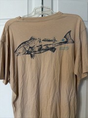 Southern Marsh Collection Pocket T-Shirt Fishing Men’s L EUC Peach