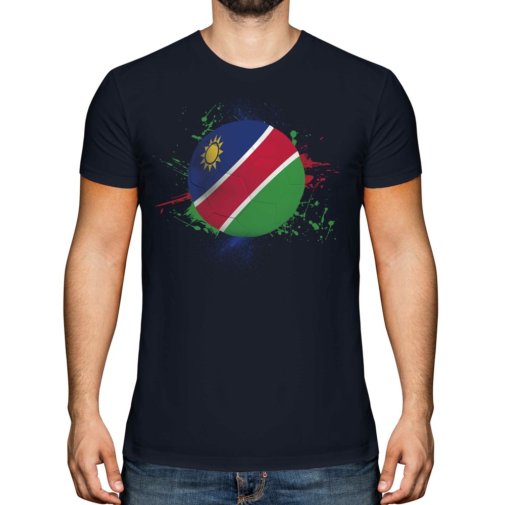 NAMIBIA FOOTBALL MENS T-SHIRT TEE TOP GIFT WORLD CUP SPORT