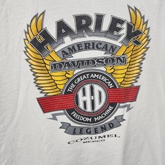 Harley Davidson Cozumel Mexico White T Shirt 48″ Chest XL See Description