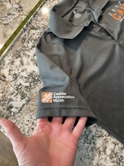 2017 Home Depot Cam & Friends Cashier Appreciation Team Polo Shirt Size Medium