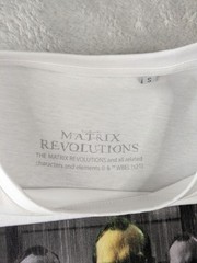 Sols T-Shirt Mens S Matrix Revolutions Graphic White Cotton Short Sleeve Unisex
