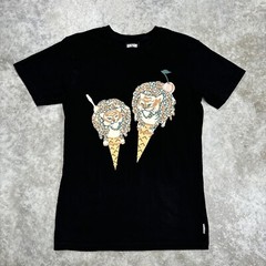 Ice Cream shirt mens small streetwear graphic tiger logo designer tee crewneck