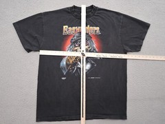 VTG Harley Davidson Easyriders Shirt Mens XL Black 1992 Just Brass Skull Biker