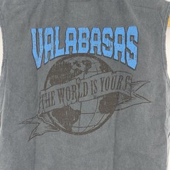 NWT Valabasas Men’s Tee Clear Views Sleeveless Top Size XXL Vintage Grey