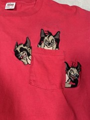 Vintage Disney The Lion King Hyena’s Embroidered T-Shirt XL MADE IN USA