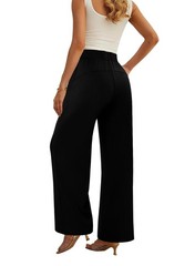 Wide Leg Pants Woman Ladies Casual Loose Cozy Palazzo Pants Comfy High Waiste…