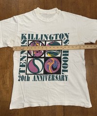 Vintage 90s Killington Vermont Tennis School T Shirt Medium Single Stitch