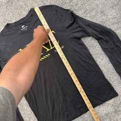 Nike Shirt Medium Black Yellow Sportmode Tuned Air Graphic Tee Streetwear