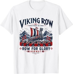 Norway Soccer Lover Football Viking Row Game Day T-Shirt