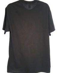 Fruit of the Loom Men’s Grunge Skull T-Shirt Black M Skeleton Embroidered