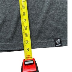 NEW Rocawear Mens 2XL Gray Pocket Tee T Shirt Zip Chest Logo Casual Streetwear
