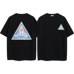 🎁🎁33Style Men Women RHUDE High Quality Cotton Short Sleeve Polo T-Shirt S-2XL