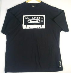 Ol Skool On Cassette Tape 3X Large Black T-shirt International Basic Source