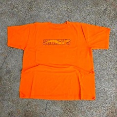 Vtg 90s Y2k Shorty’s Skateboards Center Logo Graphic T Shirt Orange XXL Skater