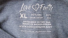 Men’s size XL Blue SS NORMAL ISN’T COMING BACK JESUS IS T shirt LOVE & FAITH