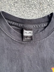 y2k obey too much politics men’s black baggy tee t shirt short sleeve