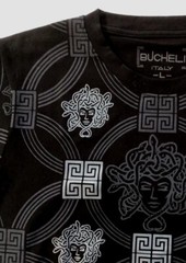 Men’s Bucheli Cotton T Shirt,Italian Style,Slim Fit,Stretch L 2XL….A20.A