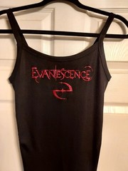 evanescence tank top Red Glitter evanescence crop top evanescence shirt XXs-2xl