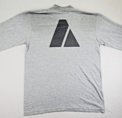 VTG Official Reflective Army Logo Shirt Mens XL Gray Long Sleeve USA AKWA Tek