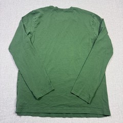 Mack Weldon Long Sleeve T-Shirt Mens Medium Green Tagless Crew Neck Basic Cotton
