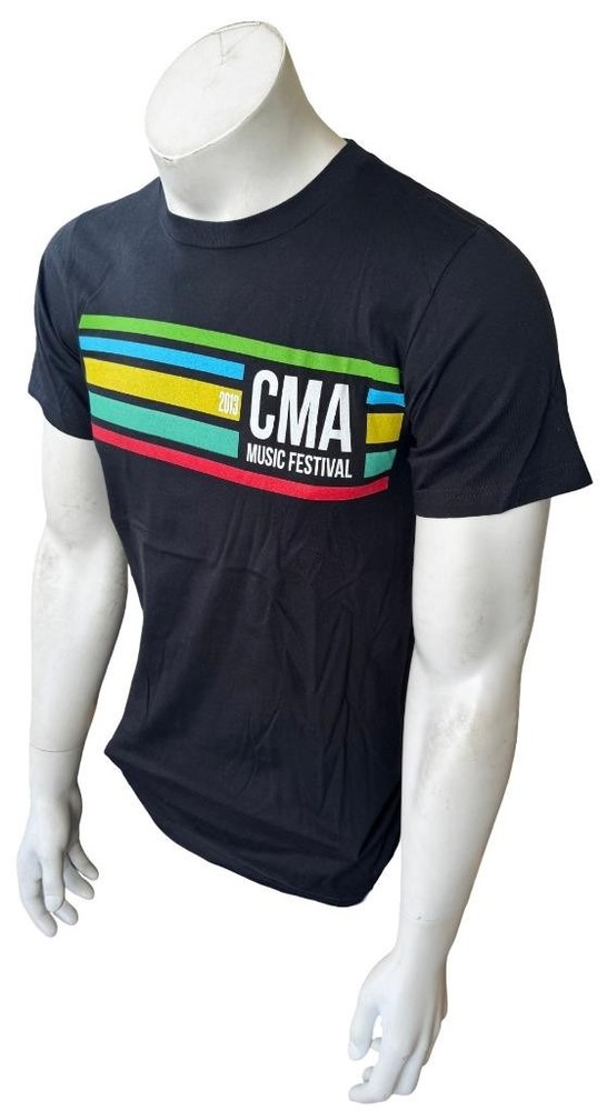 Anvil Men’s CMA Music Festival 2013 Black Short Sleeve Shirt Size Small