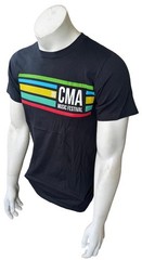 Anvil Men’s CMA Music Festival 2013 Black Short Sleeve Shirt Size Small