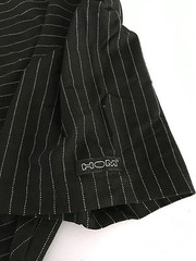 HOM men’s black/white striped crew neck t-shirt mod RAY WH 94% viscose 6% elastane