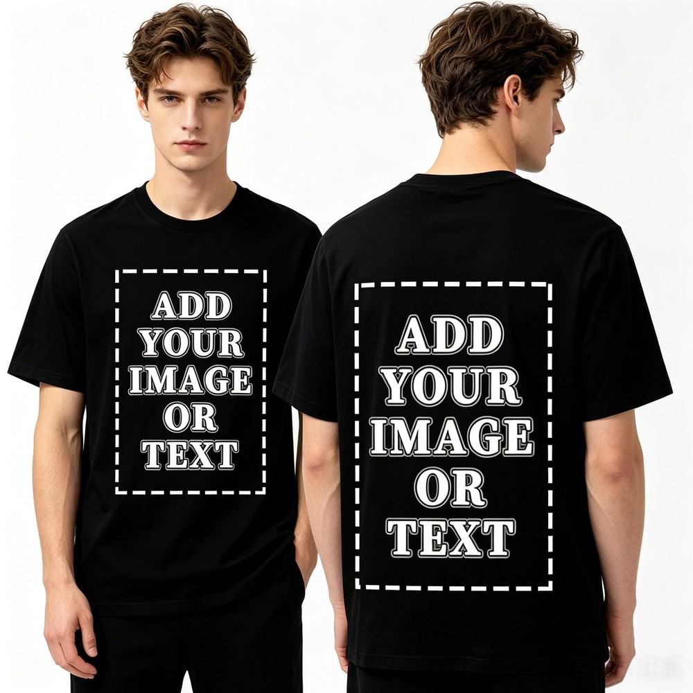 Personalized Travel Family Tee S-3XL Custom Photo Name Location 100% Cotton