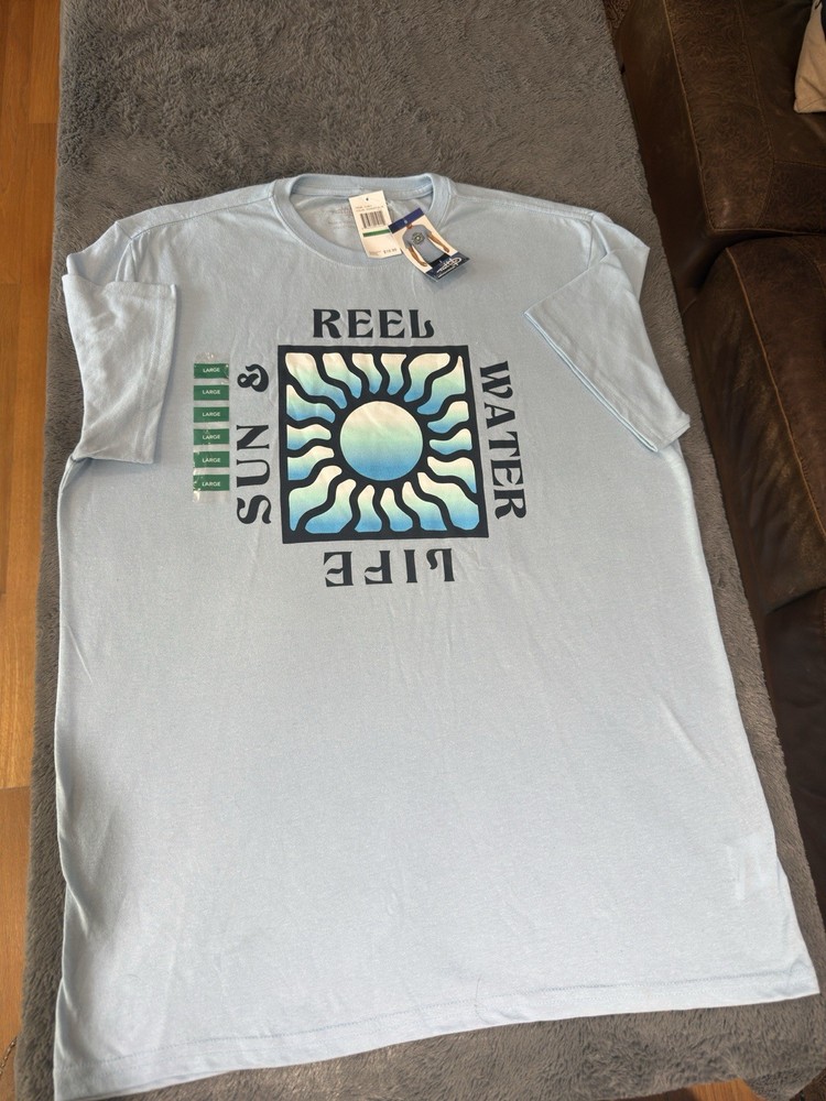 Reel life Men’s Large Essential T New With Tags Super Soft And Comfy!