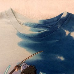 Naruto Shippuden Anime Viz Media Tie-Dye Shirt Blue Size M Condition Is Pre-Own