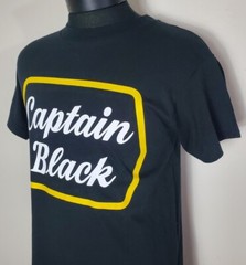 CAPTAIN BLACK TOBACCO SMOKING CIGAR CIGARETTE T SHIRT SZ SMALL