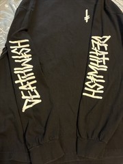 Deathwish Skateboards Long Sleeve Shirt (Unisex XL/Black) READ DESC.