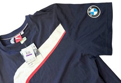 Puma BMW Motorsport XXL Navy Logo Tee T-Shirt New With Tags BMW Roundel Patch