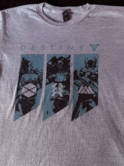 Destiny GameStop Midnight Release Promo Shirt medium warlock hunter titan