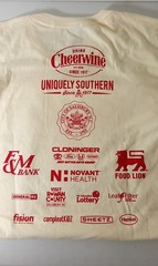 NEW CHEERWINE FESTIVAL 2026 XL T-SHIRT BEIGE RED SALISBURY NC MAY 16