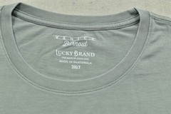 Lucky Brand Men’s St. Bernard Dog Tee Short Sleeve Gray Crew Neck Size 3XLT NEW