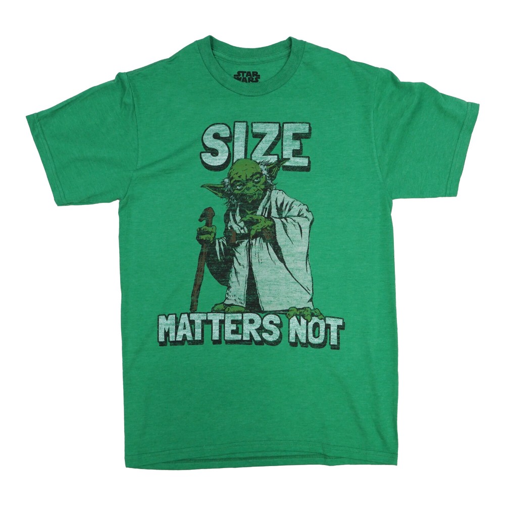 STARWARS SIZE MATTERS NOT T SHIRT OFFICIAL ITEM