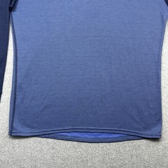 Patagonia Capilene T Shirt Men Medium Blue Raglan Outdoor Hiking Base Layer