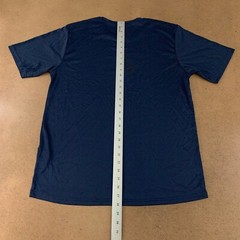 Epic Sports Adult Size Medium Navy Blue Short Sleeve Crew Neck Performance Tee