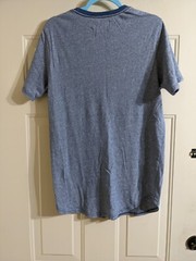 PacSun Men’s Scoop Bottom Scallop Fit Size Small Malibu Heather Blue Beachcomber