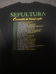 Sepultura “Spring 2026 North American Tour” T-Shirt