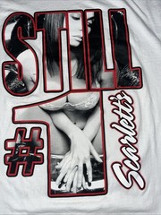 Still Number 1 (Scarlette’s) white large T Shirt Strip Club Miami