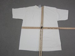 Vintage Pluma Shirt Adult Medium White Y2K Blank Casual Mens Heavyweight USA