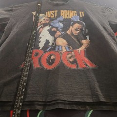 THE ROCK Play Nice Studio Street Wear Shirt Size 2XL Fits like 3XL OVERSIZED AOP
