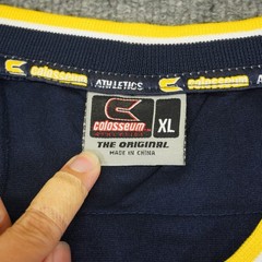 Blue Michigan Wolverines Colosseum Athletics Jersey Mens XL Go Blue #1 NCAA