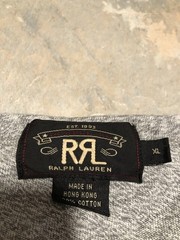 RRL Double RL RALPH LAUREN T Shirts Short Sleeve T-shirt Gray Size XL NWOT